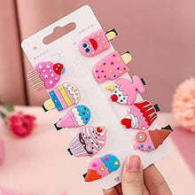 Load image into Gallery viewer, Babymoon Fusion Ice Cream 20pcs Hairclips Hair Accessories Set | Cartoon-Icecream
