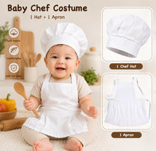 Load image into Gallery viewer, Babymoon Chef New Born Baby Photography Shoot Props Costume
