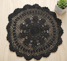 Load image into Gallery viewer, Babymoon Macramé Photography Mat Layer Round - Grey
