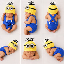 Load image into Gallery viewer, Babymoon Character Newborn Photography Crochet Outfit Costume
