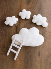 Load image into Gallery viewer, Babymoon Set of 5 | Baby Cloud Theme Posing Pillow with Ladder | Baby Posing Props
