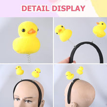 Load image into Gallery viewer, Babymoon Spring Baby Girl’s Headband with Ducks | Hairband Hair Accessories | Duck | Yellow
