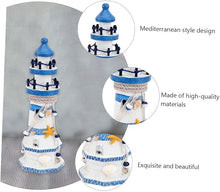 Load image into Gallery viewer, Babymoon Mediterranean Sailing Lighthouse Tower | Beach Sea Style | Photoshoot Props
