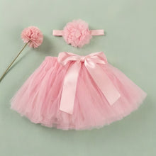 Load image into Gallery viewer, Babymoon Tutu Skirt Newborn Photography Outfit Costume - Pink
