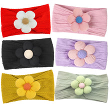 Load image into Gallery viewer, Babymoon Set of 6 | Baby Stretchable Belt Flower Hairband for Baby Girl | Hair Accessories| Baby Headband for Girls | 0-6 yrs, Multi
