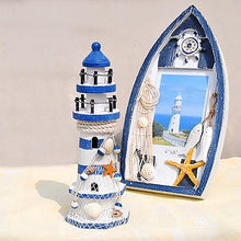 Load image into Gallery viewer, Babymoon Mediterranean Sailing Lighthouse Tower | Beach Sea Style | Photoshoot Props
