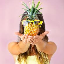 Load image into Gallery viewer, Babymoon Simulation Fake Pineapple Fruit | Artificial Plastic Model | Kitchen Dining Table Decoration | Photography Props Basket Display Filler
