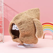 Load image into Gallery viewer, Babymoon Baby Rabbit Winter Ear Protection Cap Kids Hat Boys Girls Cap | 1-2Y | Brown
