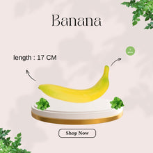 Load image into Gallery viewer, Babymoon | Set of 6 | Mix Simulation Fake Banana | Artificial Plastic Model | Ornament Decoration | Photography Props Basket Display Filler Vegetables
