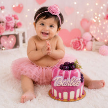 Load image into Gallery viewer, Babymoon Artificial Simulation Large Double-Tier Berries Barbie Cake Model for Baby Photoshoot Props | Decorative Add-ons

