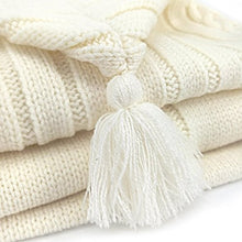 Load image into Gallery viewer, Babymoon Organic Knitted Woollen Swaddle Sleeping Bag | 0-3M  - White
