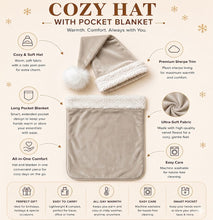 Load image into Gallery viewer, Babymoon Set of 2 | Baby Swaddle Pocket Props with Matching Hat | Baby Photoshoot Props | Beige | 0-1 Month
