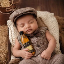 Load image into Gallery viewer, Babymoon Miniature Artificial Whiskey Bottle Model (8.9cm), Mini Empty Glass Art Bottle Showpiece | Fake Bottle Cake Topper Decoration | Food, Studio &amp; Baby Photoshoot | Decorative Add-ons
