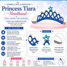 Load image into Gallery viewer, Babymoon Girl's Glittering Rhinestone Crown Hairbands
