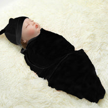 Load image into Gallery viewer, Babymoon Cotton Baby Swaddle | Wrapping Blanket | Baby Sleeping Wrap | New-Born Swaddle Wrap | 0-3Months | Black
