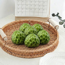 Load image into Gallery viewer, Babymoon | Set of 6 | Mix Simulation Fake Custard Apple | Artificial Plastic Model | Ornament Decoration | Photography Props Basket Display Filler Vegetables
