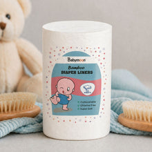 Load image into Gallery viewer, Babymoon Disposable Flushable Diaper Liners | Biodegradable Bamboo Nappy Diaper Liners
