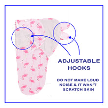 Load image into Gallery viewer, Babymoon Cotton Baby Swaddle | Wrapping Blanket | Baby Sleeping Wrap | New-Born Swaddle Wrap | 0-3Months | Flamingo

