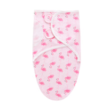 Load image into Gallery viewer, Babymoon Cotton Baby Swaddle | Wrapping Blanket | Baby Sleeping Wrap | New-Born Swaddle Wrap | 0-3Months | Flamingo
