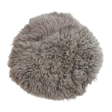 Load image into Gallery viewer, Babymoon 30CM | Round Wool Flokati Fur Blanket | Photoshoot Props | Grey
