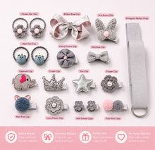 Load image into Gallery viewer, Babymoon 18Pcs/Set Fusion Mix Style Hairclips Hairbands
