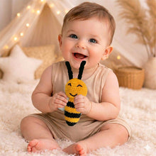 Load image into Gallery viewer, Babymoon (17 Cm) Handmade Knitted Stuffed Baby Kids Photography Shoot Props Organic Toys - Honey Bee
