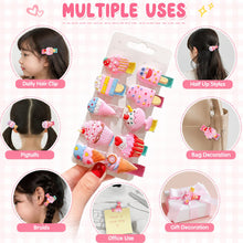Load image into Gallery viewer, Babymoon Fusion Ice Cream 10pcs Hairclips Hair Accessories Set - Ice-cream
