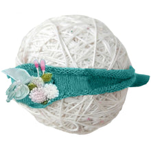 Load image into Gallery viewer, Babymoon Textured Stretchable Baby Photography Shoot Wrap Cloth With Hairband - Blue
