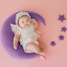 Load image into Gallery viewer, Babymoon Stars &amp; Moon Posing Photography Props | Purple | 6 Pieces
