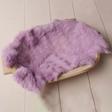 Load image into Gallery viewer, Babymoon Rabbit Fur | Basket Filler | Baby Photography Props | Light Purple
