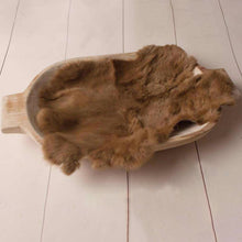 Load image into Gallery viewer, Babymoon Rabbit Fur | Basket Filler | Baby Photography Props | Brown
