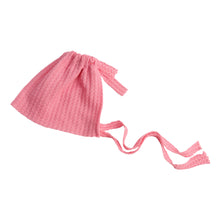 Load image into Gallery viewer, Babymoon Waffle Beanie Cap with String | Baby Photography Props | Pink
