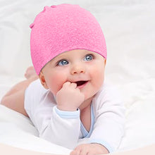 Load image into Gallery viewer, Babymoon Stretchable Pullover Baby Hat Caps | 3-12 Months | Pink
