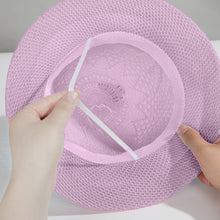 Load image into Gallery viewer, Babymoon Fancy Lace Baby Boys Girls Kids Summer Cap with Head String Sun Beach Hat | Purple | 2-8 Year
