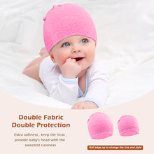 Load image into Gallery viewer, Babymoon Stretchable Pullover Baby Hat Caps | 3-12 Months | Pink

