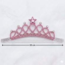Load image into Gallery viewer, Babymoon Girl's Glittering Rhinestone Crown Hairbands
