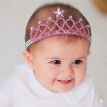 Load image into Gallery viewer, Babymoon Girl's Glittering Rhinestone Crown Hairbands
