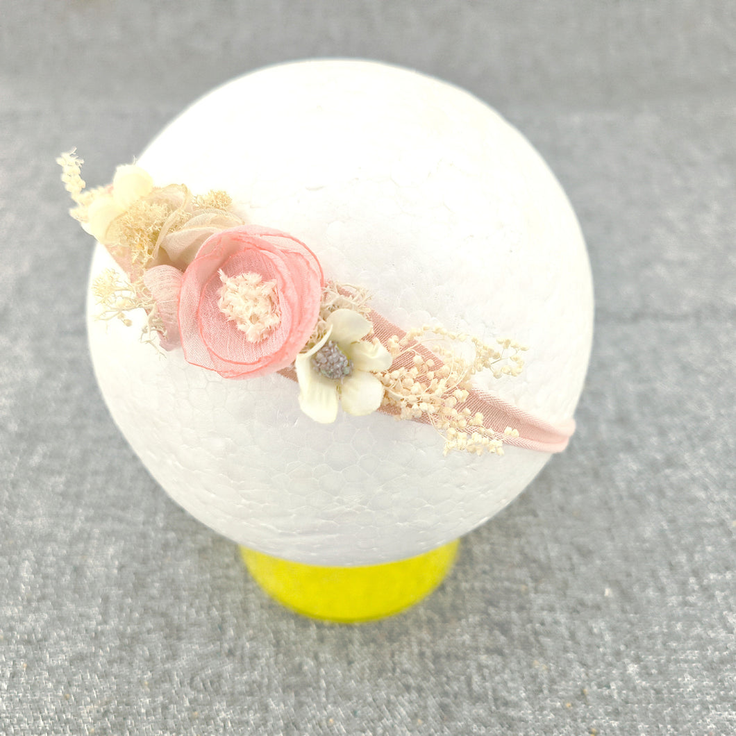 Babymoon Baby Girl's Designer Floral Headband | Girls Hair Accessories | Pink