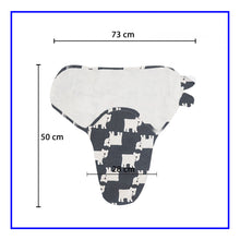 Load image into Gallery viewer, Babymoon Cotton Baby Swaddle | Wrapping Blanket | Baby Sleeping Wrap | New-Born Swaddle Wrap | 0-3Months | Polar Bear
