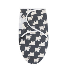 Load image into Gallery viewer, Babymoon Cotton Baby Swaddle | Wrapping Blanket | Baby Sleeping Wrap | New-Born Swaddle Wrap | 0-3Months | Polar Bear
