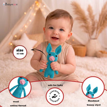 Load image into Gallery viewer, Babymoon Rabbit (17 Cm) Handmade Knitted Stuffed Animal Baby Kids Photography Shoot Props Organic Toys
