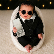 Load image into Gallery viewer, Babymoon Artificial Silver Bar Bullion Prop for Baby Photoshoot Props  | Decorative Add-ons
