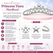 Load image into Gallery viewer, Babymoon Girl's Glittering Rhinestone Crown Hairbands
