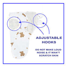 Load image into Gallery viewer, Babymoon Cotton Baby Swaddle | Wrapping Blanket | Baby Sleeping Wrap | New-Born Swaddle Wrap | 0-3Months | Teddy Bear
