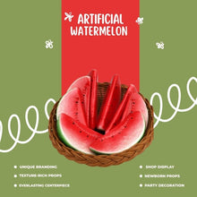 Load image into Gallery viewer, Babymoon | Set of 6 | Mix Simulation Fake Watermelon Slices | Artificial Plastic Model | Ornament Decoration | Photography Props Basket Display Filler Vegetables
