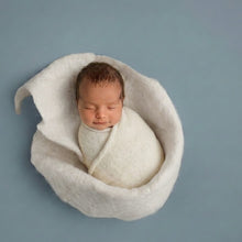 Load image into Gallery viewer, Babymoon | Felt Layer | Basket Filler | Baby Photography props | White
