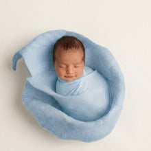 Load image into Gallery viewer, Babymoon | Felt Layer | Basket Filler | Baby Photography props | Sky Blue
