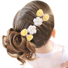 Load image into Gallery viewer, Babymoon Fusion Flower 10pcs Hairclips Hair Accessories Set | Yellow
