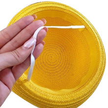 Load image into Gallery viewer, Babymoon Bee Baby Summer Spring Kids Cap with String | 2-8 Years | Yellow
