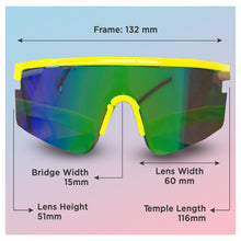 Load image into Gallery viewer, Babymoon Stylish Boys Girls Sports Kids Sunglasses Goggles with Case | Yellow
